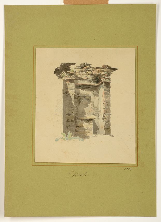 Carl Ludwig FROMMEL - An Ancient Doorway at Tivoli | MasterArt